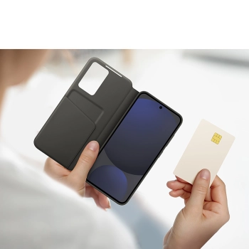 Etui z klapką Samsung Smart View Wallet do Samsung Galaxy S24 FE - czarne