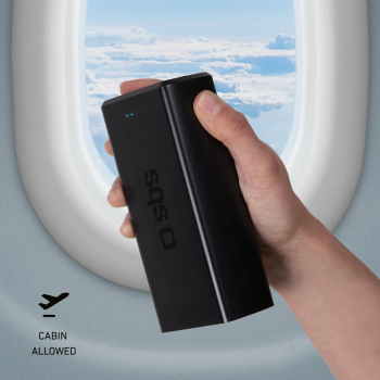 Powerbank 30000 mAh USB-C USB-A - czarny