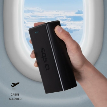Powerbank 30000 mAh USB-C USB-A - czarny