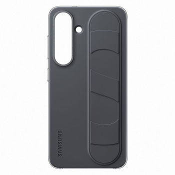 Etui silikonowe Samsung Standing Grip Case z uchwytem podstawką do Samsung Galaxy S25 - czarne