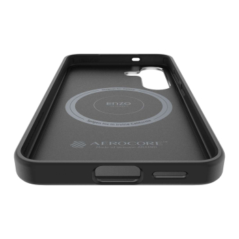 Etui silikonowe Spigen Enzo Aramid MagFit do Samsung Galaxy S25 - czarne