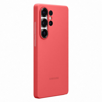 Etui silikonowe Samsung Silicone Case do Samsung Galaxy S25 Ultra - czerwone