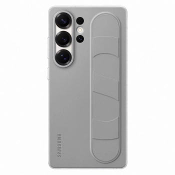 Etui silikonowe Samsung Standing Grip Case z uchwytem podstawką do Samsung Galaxy S25 Ultra - szare