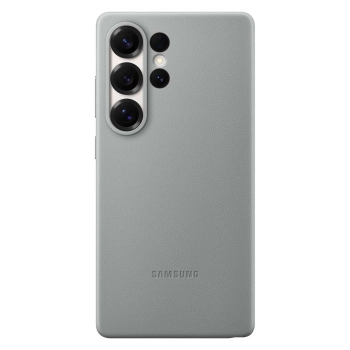 Etui plecki z ekoskóry Samsung KindSuit Case do Samsung Galaxy S25 Ultra - szare