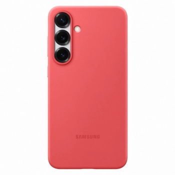 Etui plecki silikonowe Samsung Silicone Case do Samsung Galaxy S25+ - czerwone