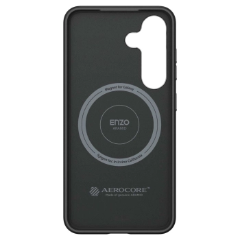 Etui silikonowe Spigen Enzo Aramid MagFit do Samsung Galaxy S25+ - czarne