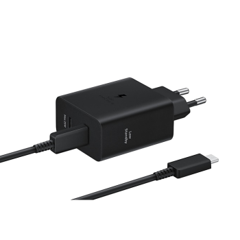 Ładowarka sieciowa Samsung USB-C 50W z kablem USB-C - czarna