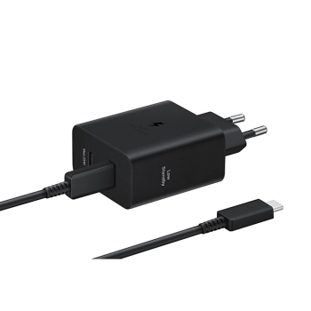 Ładowarka sieciowa Samsung USB-C 50W z kablem USB-C - czarna