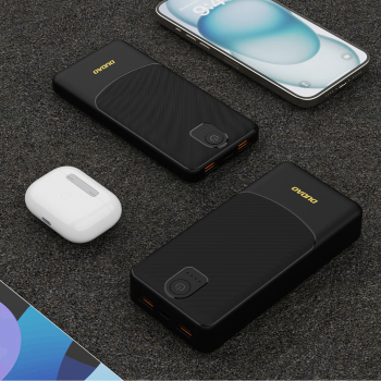 Powerbank K10 10000mAh USB-A 2.4A - czarny