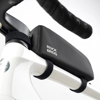 Torba rowerowa mocowana na ramę 0.9l - czarna