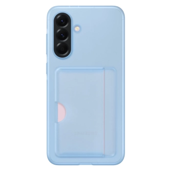 Etui Samsung Card Slot Case z kieszenią na karty na Samsung Galaxy A56 5G - niebieskie
