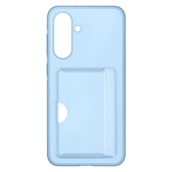 Etui Samsung Card Slot Case z kieszenią na karty na Samsung Galaxy A56 5G - niebieskie