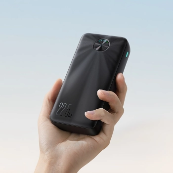 Powerbank 20000mAh USB-C USB-A 22.5W - czarny