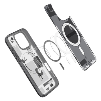 Etui pokrowiec na iPhone 16 Pro Max Ultra Hybrid Mag z MagSafe Zero One - ciemnoszare