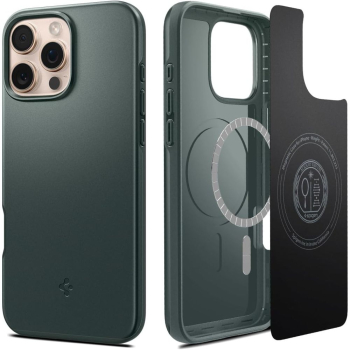 Etui pokrowiec na iPhone 16 Pro Max Thin Fit MagSafe - zielone
