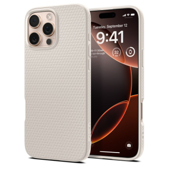 Etui case na iPhone 16 Pro Max Liquid Air - tytanowy