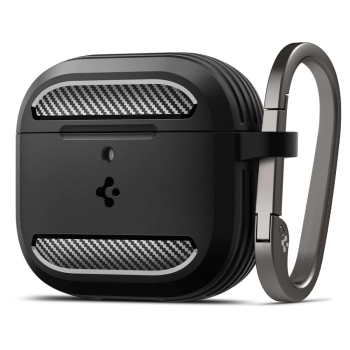 Etui na słuchawki AirPods 4 Rugged Armor- czarne