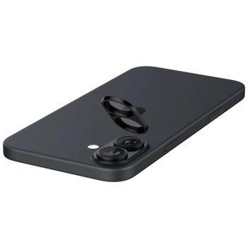 Szkło na aparat do iPhone 16 / 16 PLUS czarne - 2 szt.