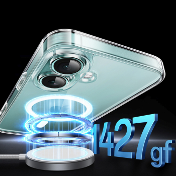 Etui na iPhone 16 Plus Classy Clear Magnetic z MagSafe - przezroczyste