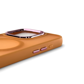 Etui na Samsung Galaxy S24 FE Fashion Case z MagSafe - pomarańczowe