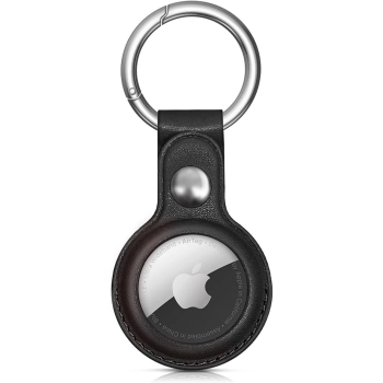 Etui do lokalizatora Apple AirTag z ekoskóry - czarne