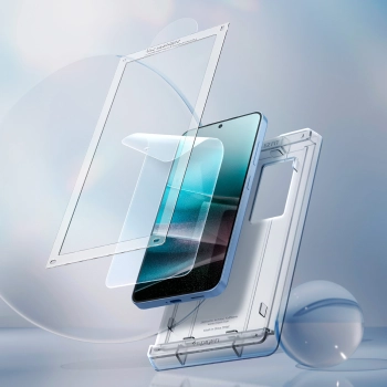 Szkło hybrydowe na Samsung Galaxy S25+ ELITE SHIELD EZ FIT - przezroczyste