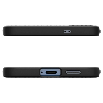Etui na Samsung Galaxy S25 Liquid Air - czarny-mat