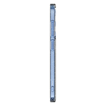Etui na Samsung Galaxy S25 Liquid Crystal - brokatowo przezroczyste