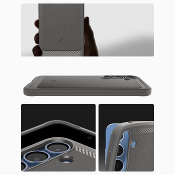 Etui na Samsung Galaxy S25 Rugged Armor Mag MagSafe - szare