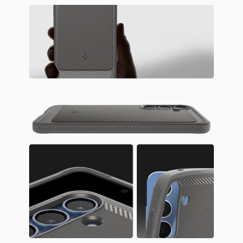Etui na Samsung Galaxy S25 Rugged Armor Mag MagSafe - szare