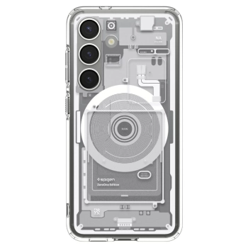 Etui na Samsung Galaxy S25 Zero One Ultra Hybrid Mag - białe