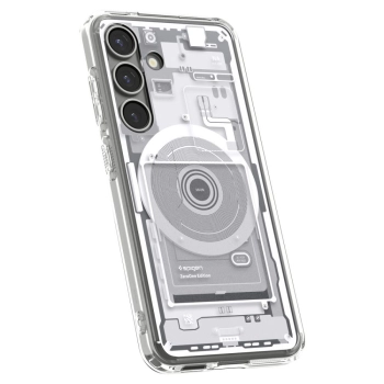 Etui na Samsung Galaxy S25 Zero One Ultra Hybrid Mag - białe