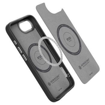 Etui case na iPhone 16e Enzo Aramid MagSafe - czarne