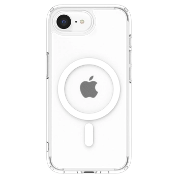 Etui case na iPhone 16e Ultra Hybrid MagSafe - białe półprzezroczyste