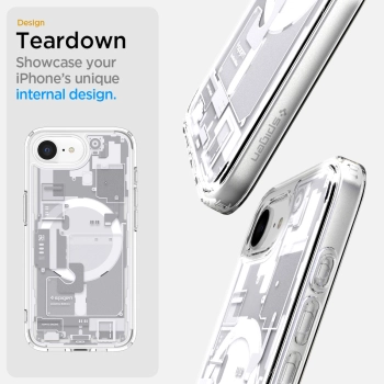 Etui case na iPhone 16e Zero One Ultra Hybrid MagSafe - białe