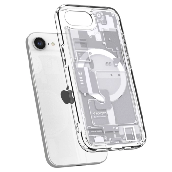 Etui case na iPhone 16e Zero One Ultra Hybrid MagSafe - białe