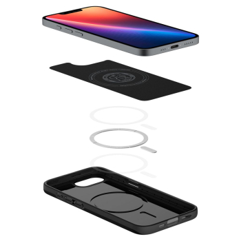 Etui case na iPhone 16e Thin Fit Mag - czarne