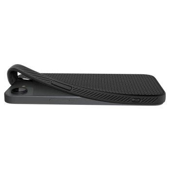Etui plecki na iPhone 16e Liquid Air Mag MagSafe - czarny mat