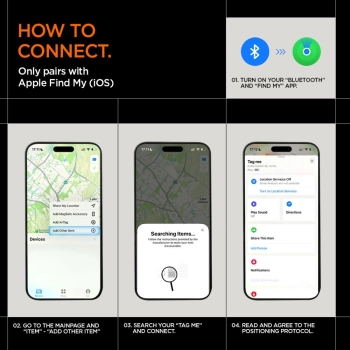Lokalizator TagMe do urządzeń iOS - czarny