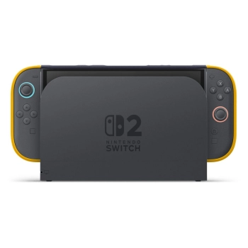 Etui pokrowiec na Nintendo Switch 2 z podstawką Nano Pop - granatowo-żółte