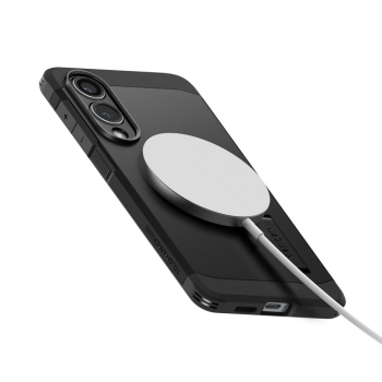 Etui ochronne na Samsung Galaxy S25 Edge Tough Armor MagSafe - czarne