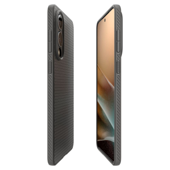Etui ochronne na Samsung Galaxy S25 Edge Liquid Air - szare