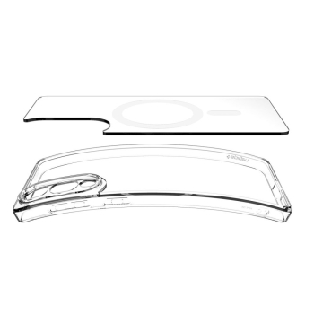Etui na Samsung Galaxy S25 Edge Ultra Hybrid Mag z MagSafe - przezroczyste