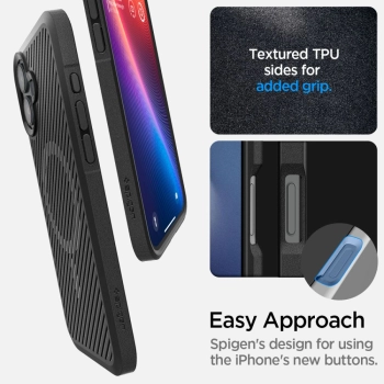 Etui case na iPhone 16 Core Armor Mag z MagSafe - czarny mat
