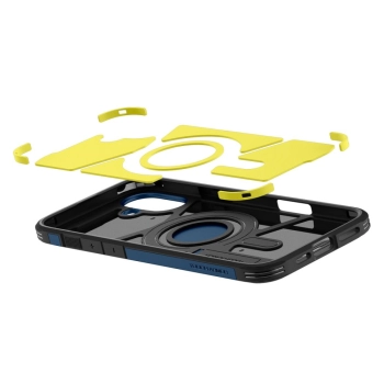 Etui Tough Armor MagSafe z podstawką na iPhone 16 - niebieskie