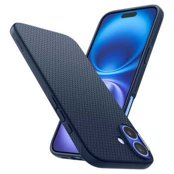 Etui case na iPhone 16 Liquid Air - niebieskie