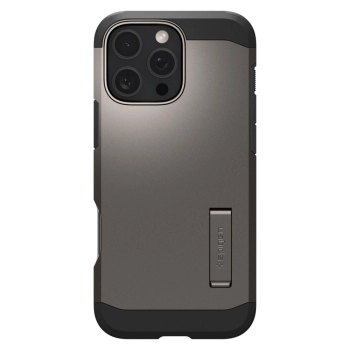 Etui case na iPhone 16 Pro z podstawką Tough Armor MagSafe - gunmetal
