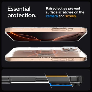 Etui pokrowiec na iPhone 16 Pro Liquid Crystal Mag MagSafe - przezroczyste