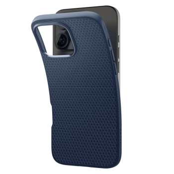 Etui case na iPhone 16 Pro Liquid Air - niebieskie