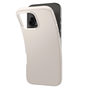Etui case na iPhone 16 Pro Liquid Air - tytanowe